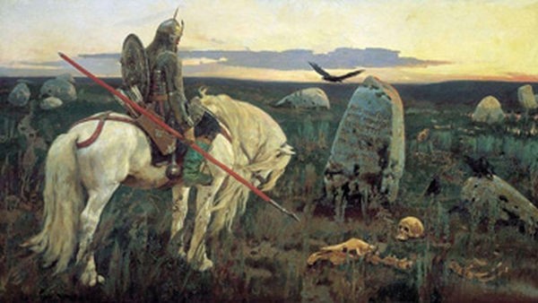 Картина Васнецова "Витязь на распутье"
